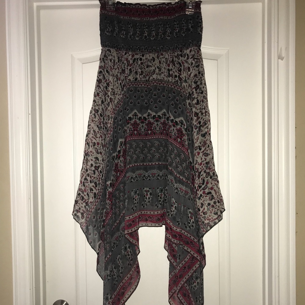Strapless Earthbound dress